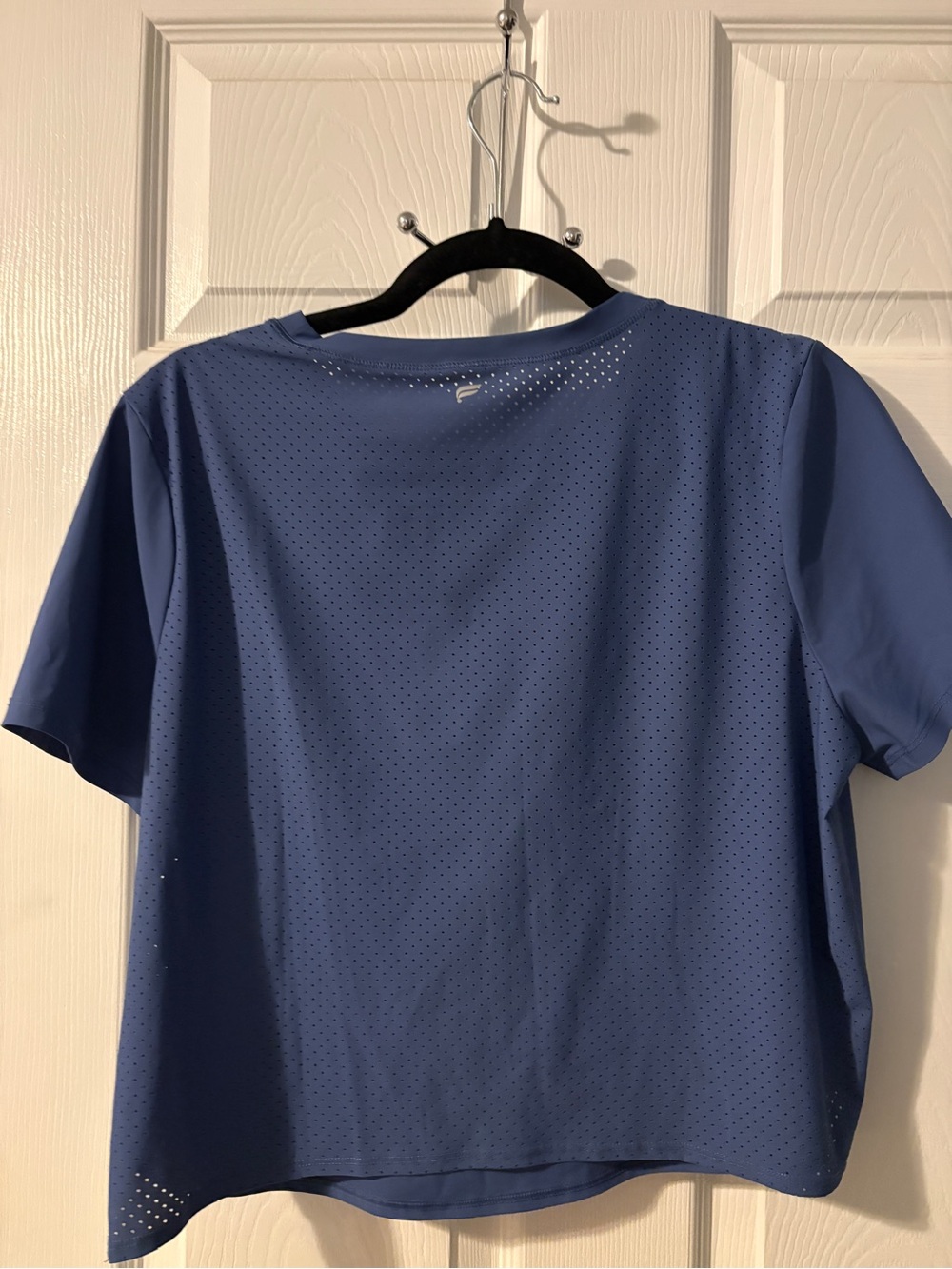 Fabletics Navy-Blue Short Sleeve Performance Tee - Picture 3 of 4